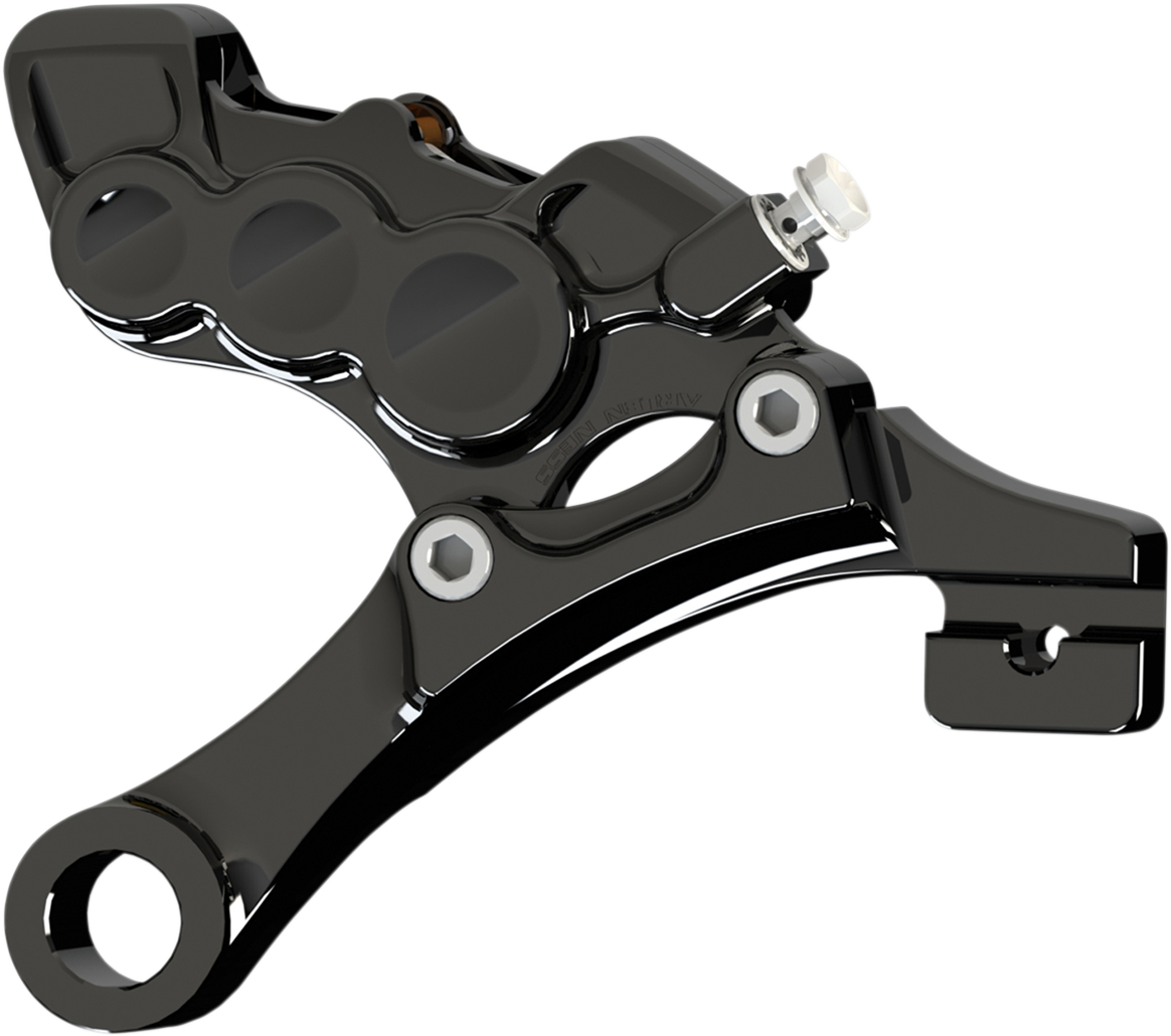 Ness Tech Six-Piston Differential Bore Caliper - 6-Piston Caliper - Rear - Black - 11.8" [1701-0625]