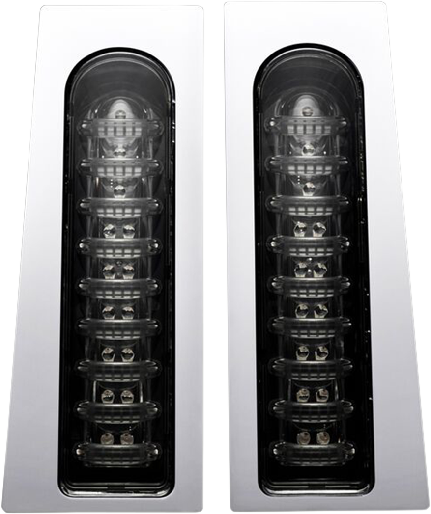 ProBEAM® Fillerz® Saddlebag LED Lights - ProBEAM® Fillerz® Lights - Smoke - Chrome [2040-2159] - Image 2