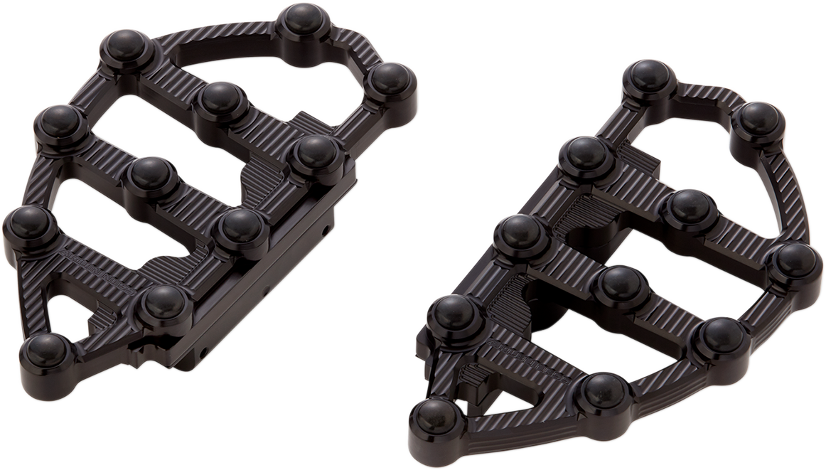 MX Billet Floorboards - MX Passenger Floorboards - Black [1621-0947]