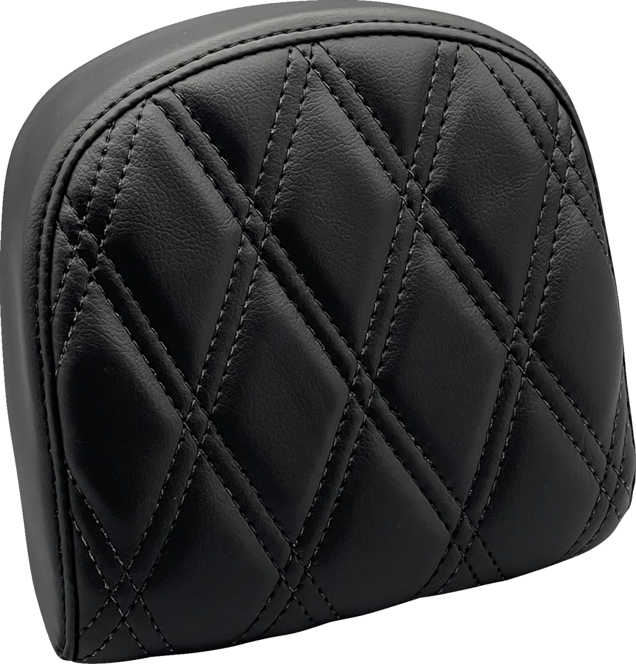 Sissy Bar Pad - Small - Double Diamond - Dull Black [0801-1524]