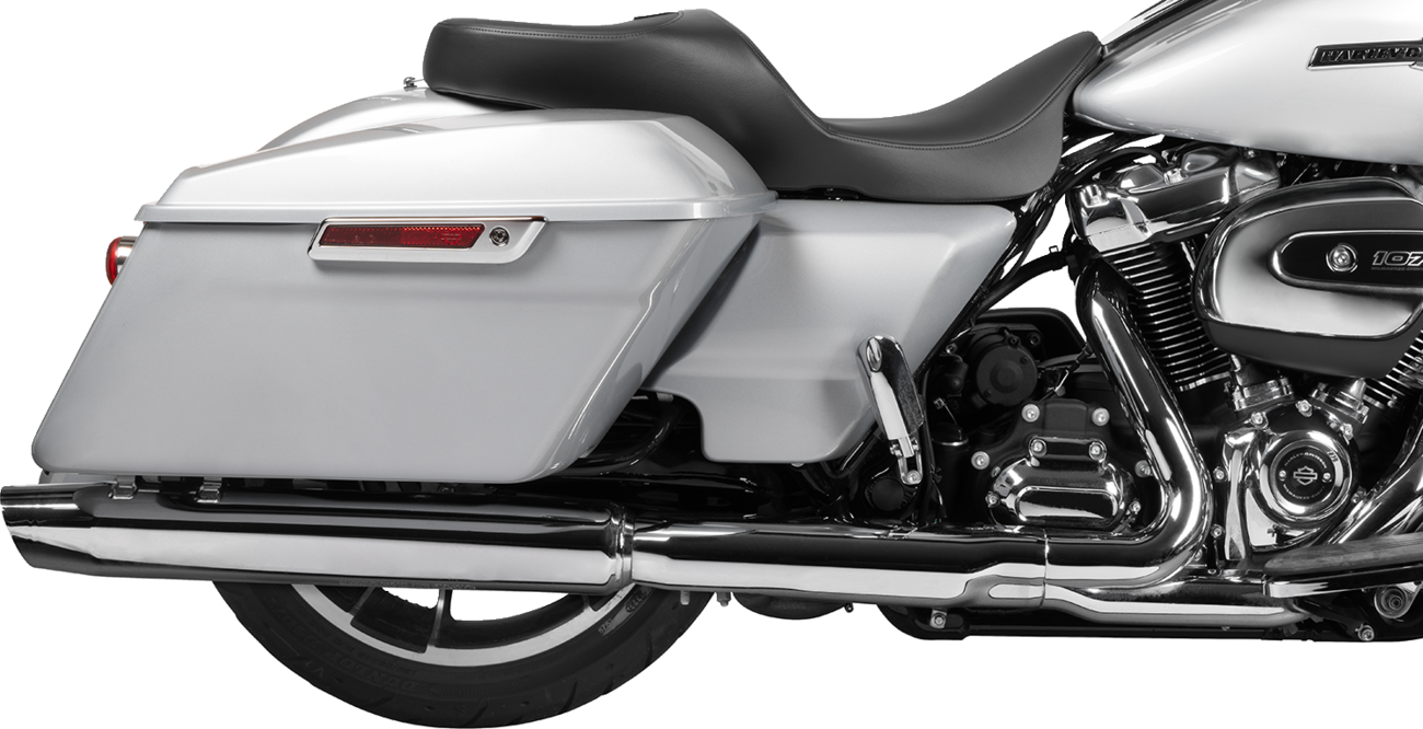 Extended Reach Freedom Touring Seats - Extended Reach Freedom Seat - Solar Leather - Smooth Vinyl - FLT/FLH '09-'25 [0801-1983] - Image 4
