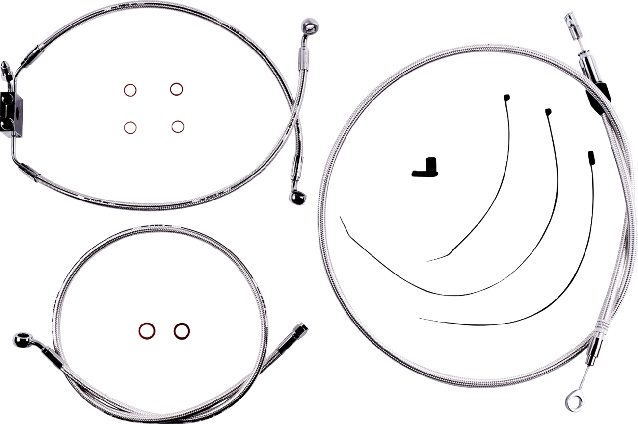 Sterling Chromite II® Designer Handlebar Installation Kit - 10" - FXLR/FXFB/S [0610-2443]