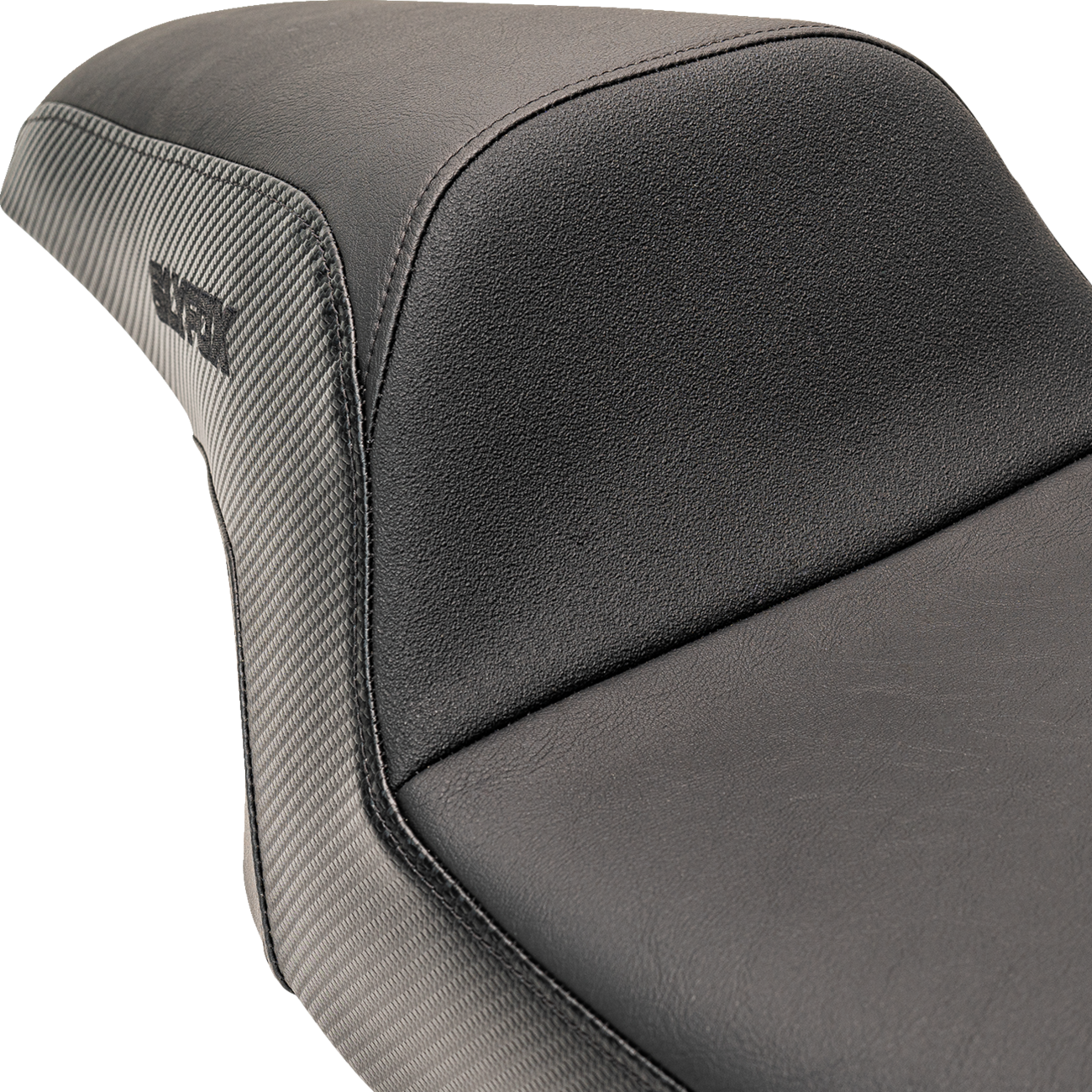 The Drifter Seat - Drifter Seat - Black Logo - Smooth Vinyl - Carbon Fiber - FL '97-'07 [0801-1612] - Image 3