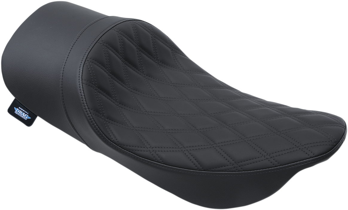 EZ-ON Mount Forward Low Solo Seat - Low Profile Solo Seat - Forward - Double Diamond - FL '99-'07 [0801-1159]