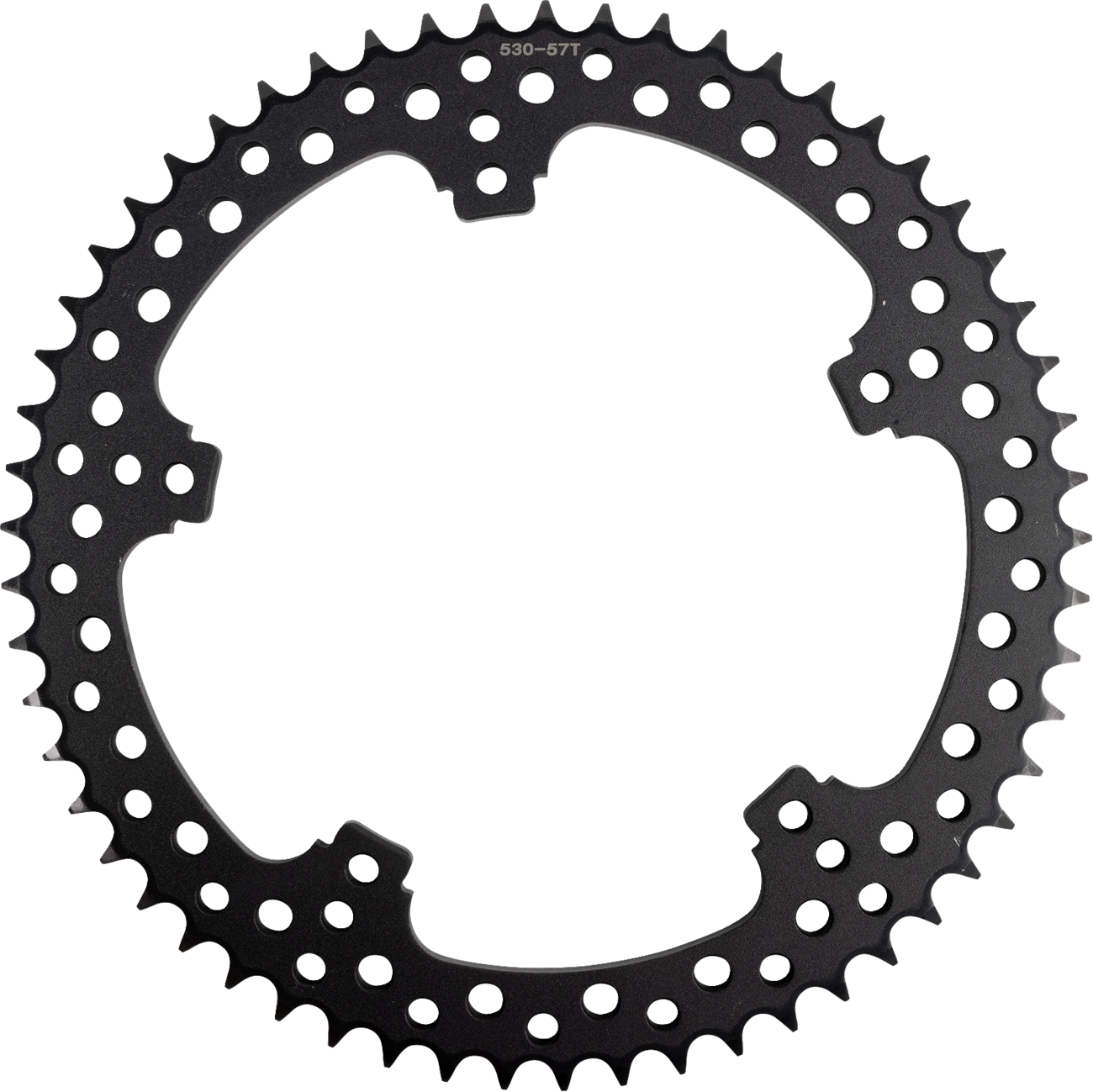 Replacement Chain Drive Kit Rear Sprocket - Rear Sprocket - Jagged - 57 Tooth - Black - FLT/FLH [1210-2804]