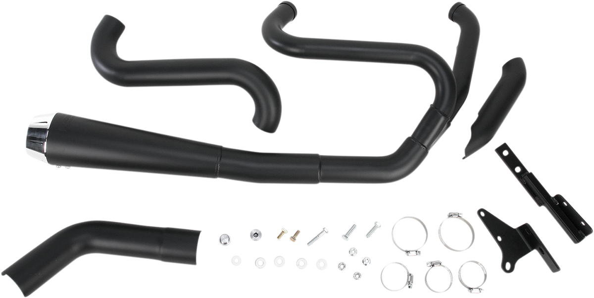 Road Rage 2:1 Exhaust System - Road Rage 2:1 Exhaust - Black - FXD [1800-1308] - Image 5