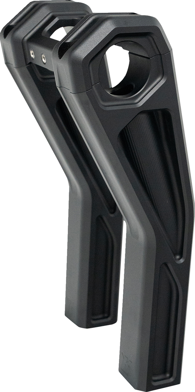 Ascent Pro Risers - Pullback - 8" - Black [0602-1555]