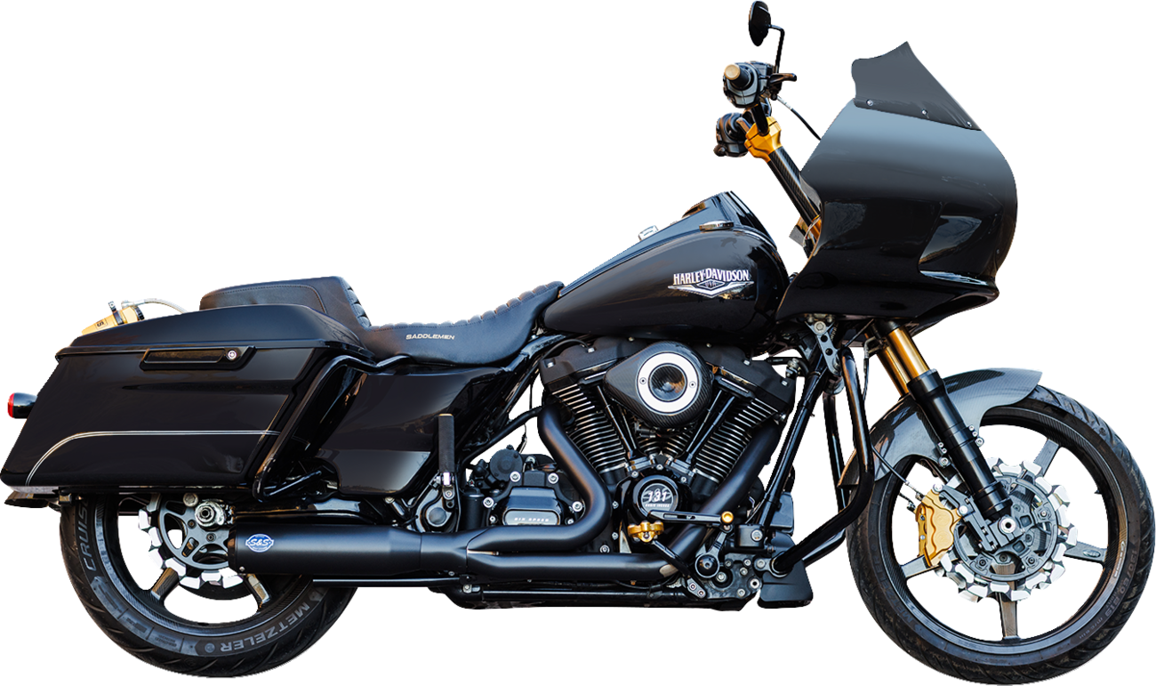 2-into-1 Qualifier Exhaust System - 50-State - Black [1800-2689]