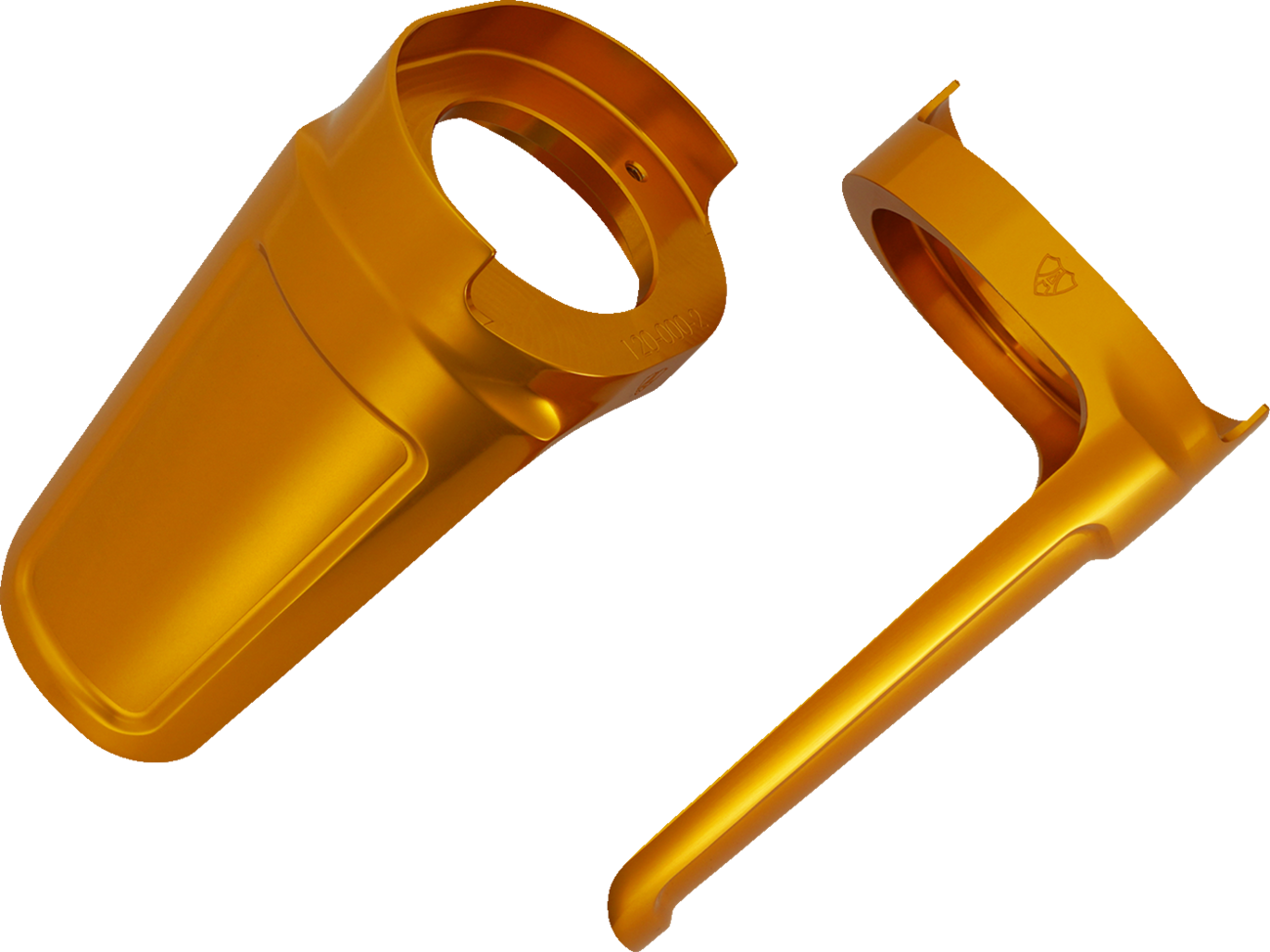Method® Performance Bagger Fork Guards - Method® Fork Guard Cover - Gold [0403-0182] - Image 2