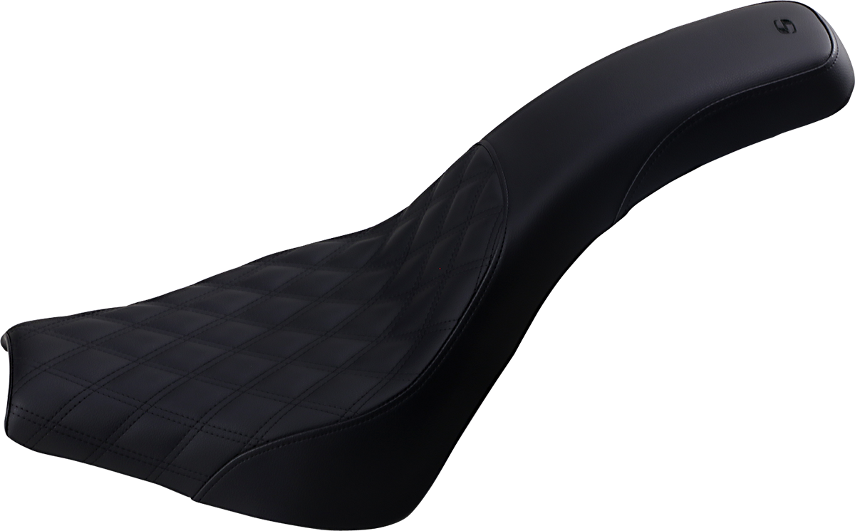 Profiler™ Lattice Stitch Seat - Profiler Seat - Front Lattice/Rear Smooth - Black - FX '18-'24 [0802-1291]
