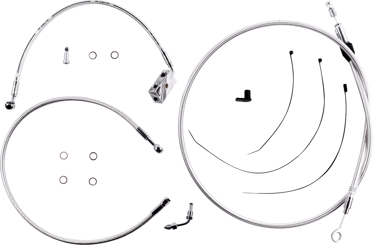 Sterling Chromite II® Designer Handlebar Installation Kit - 6" - '18-'24 Softail [0610-2428]