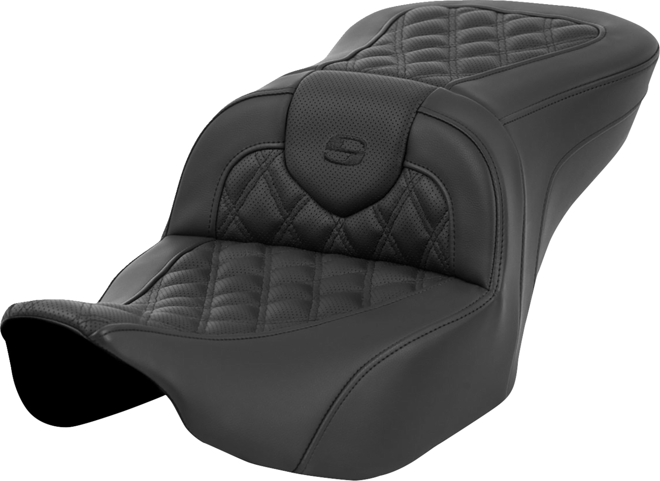 Roadsofa™ Lattice Stitch Seat - Roadsofa™ Seat - without Backrest - Lattice Stitch - Black - FL '23-'24 [0801-1627]