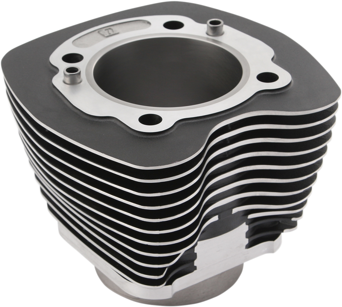 Replacement Cylinder - Cylinder - 3.750" Bore - Black with Highlighted Fins - 88"/96" Twin Cam '99-'17 [0931-0710]