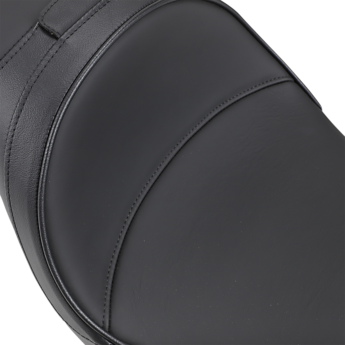 One-Piece Solo-Style Leather Seat - One Piece Smooth Seat - Driver Backrest - FLST/FXST '84-'99 [0802-0729] - Image 2