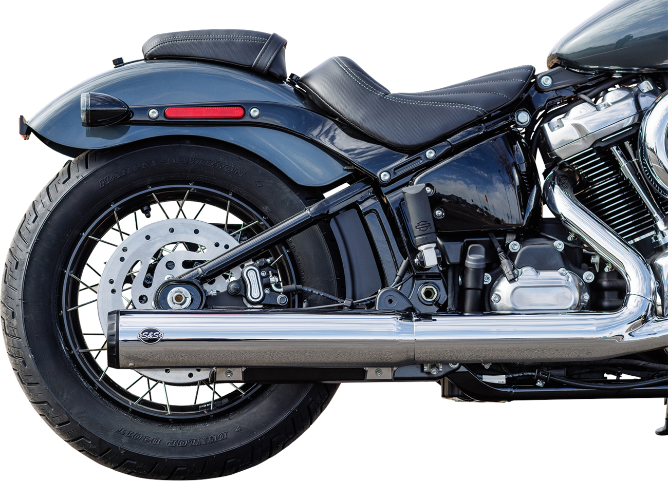 Grand National Slip-On Muffler - 50 State - 4" Chrome - M8 Softail [1801-1846] - Image 4