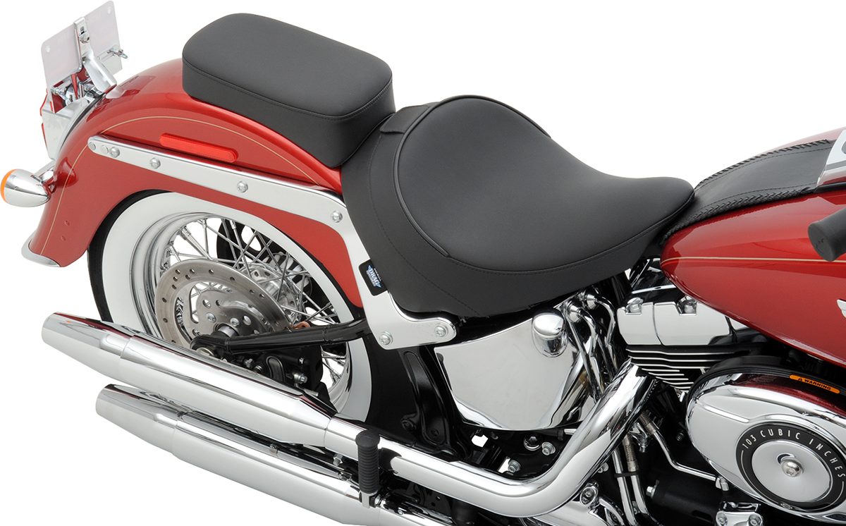 Backrest Compatible Solo Seat — Smooth - Solo Seat - Smooth - Backrest - FLST '00-'17 [0802-0806]