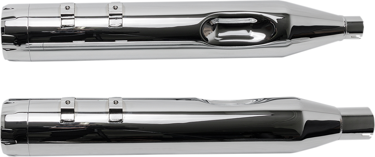 4-1/2" MK45 Performance Mufflers — Thruster - 4-1/2" MK45 Performance Mufflers - Chrome Thruster [1801-1074] - Image 2