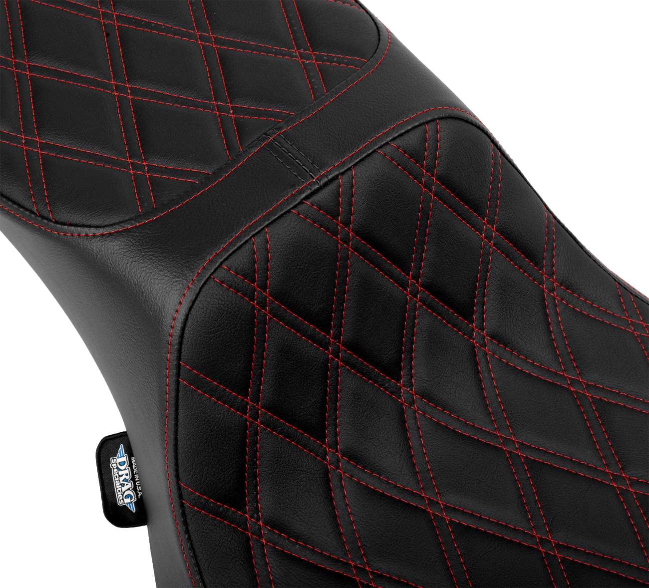 Performance Predator 2-Up Seat with Extended Reach - Performance Predator 2-Up Seat - Extended Reach - Vinyl - Red Double Diamond Stitch [0801-1943] - Image 2