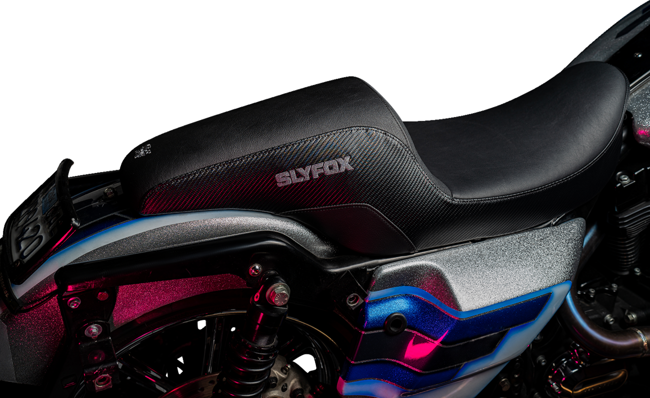 The Drifter Seat - Drifter Seat - Gray Logo - Smooth Vinyl - Carbon Fiber - FL '97-'07 [0801-1613] - Image 5