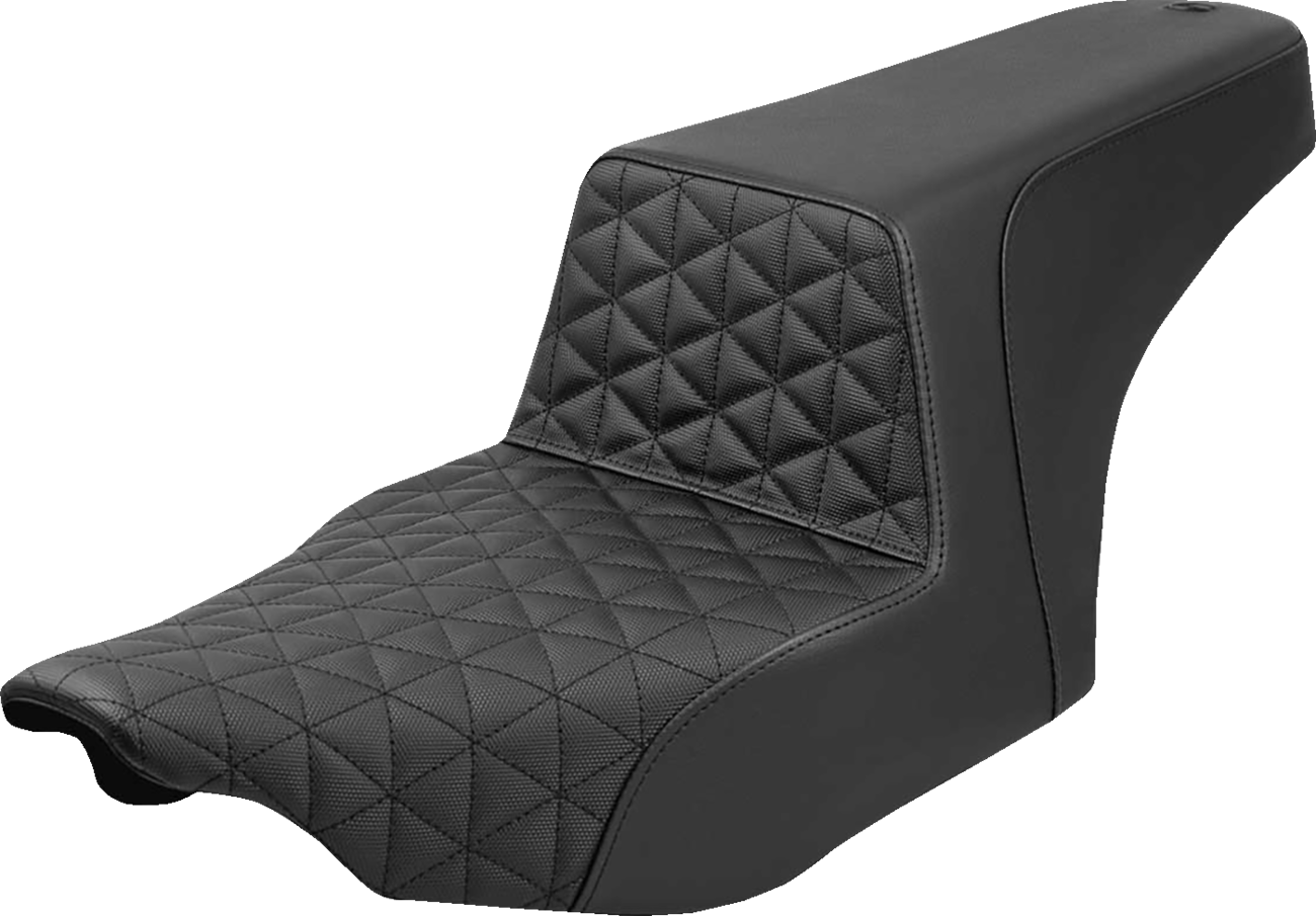 Step-Up Tri-Gripper Seat - Step-Up Seat - Tri-Gripper - Black - FLH/FLT '23-'25 [0801-2132]
