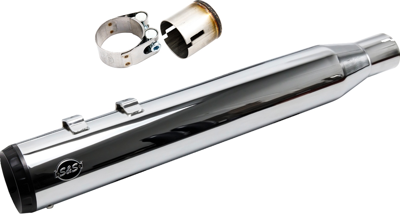 2-into-1 Swindler Exhaust Conversion Kit - 4" - Chrome - M8 Touring [1801-1848] - Image 2