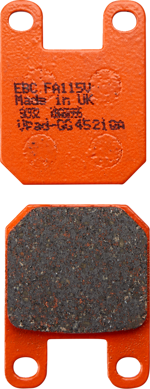 Semi-Sintered "V" Brake Pads - Semi-Sintered Brake Pads [1721-1402]