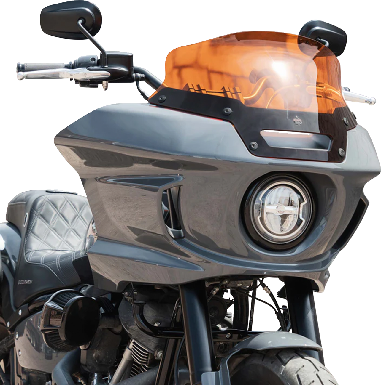 Kolor Flare® Windshield - 6" - Orange - '22-'25 FXLRST [2310-0833] - Image 3
