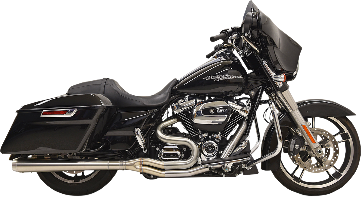 Road Rage III Long 2:1 Touring Exhaust - 2:1 Exhaust - Stainless Steel - Megaphone [1800-2199]