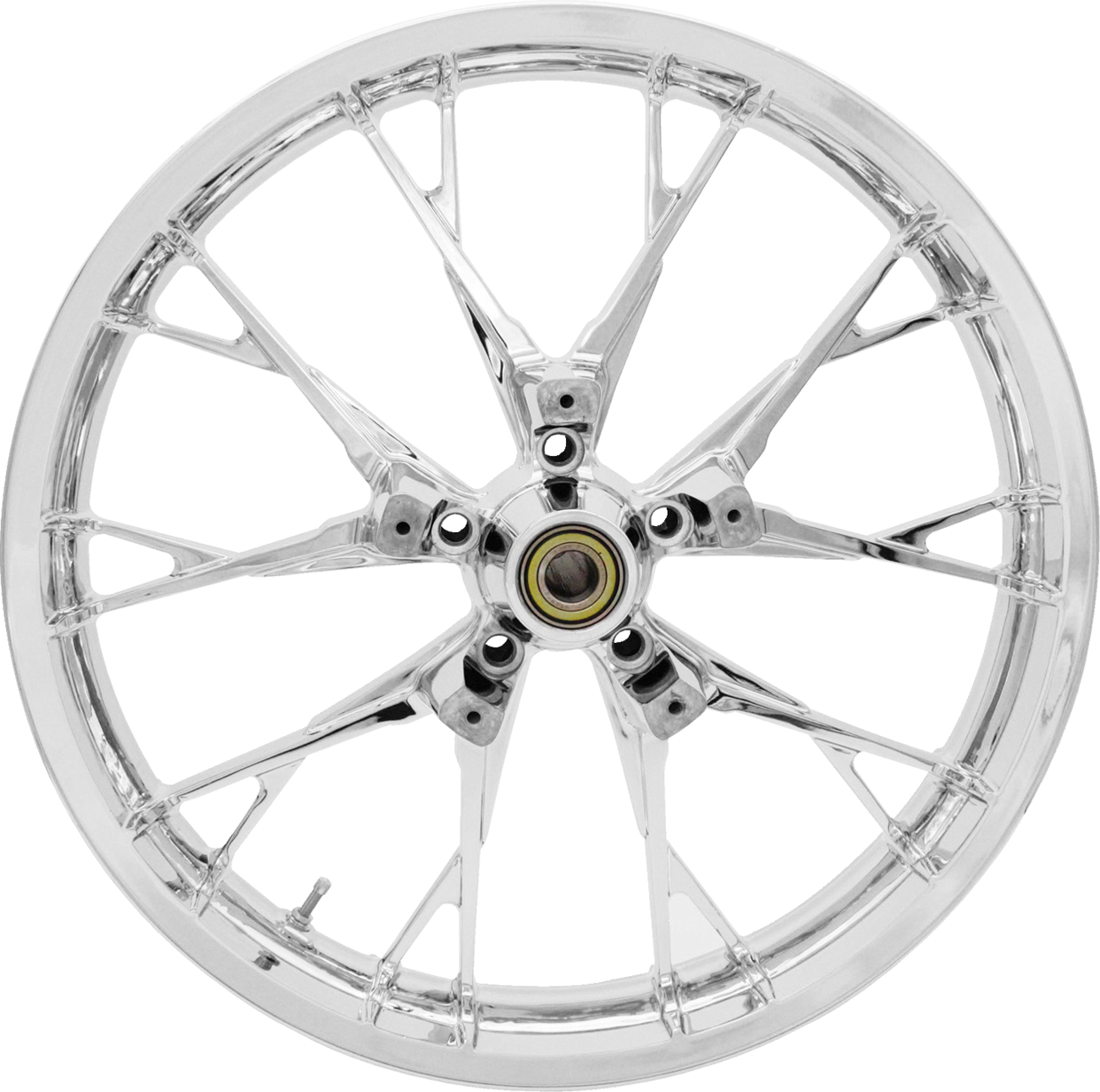 Marlin Precision Cast 3D Wheel - Wheel - Marlin - Front - Dual Disc/without ABS - Chrome - 21x3.5 [0201-2392]