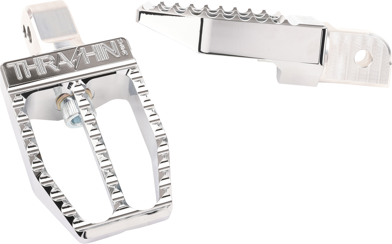 Militant Foot Pegs - Rear - Chrome [1620-2616]
