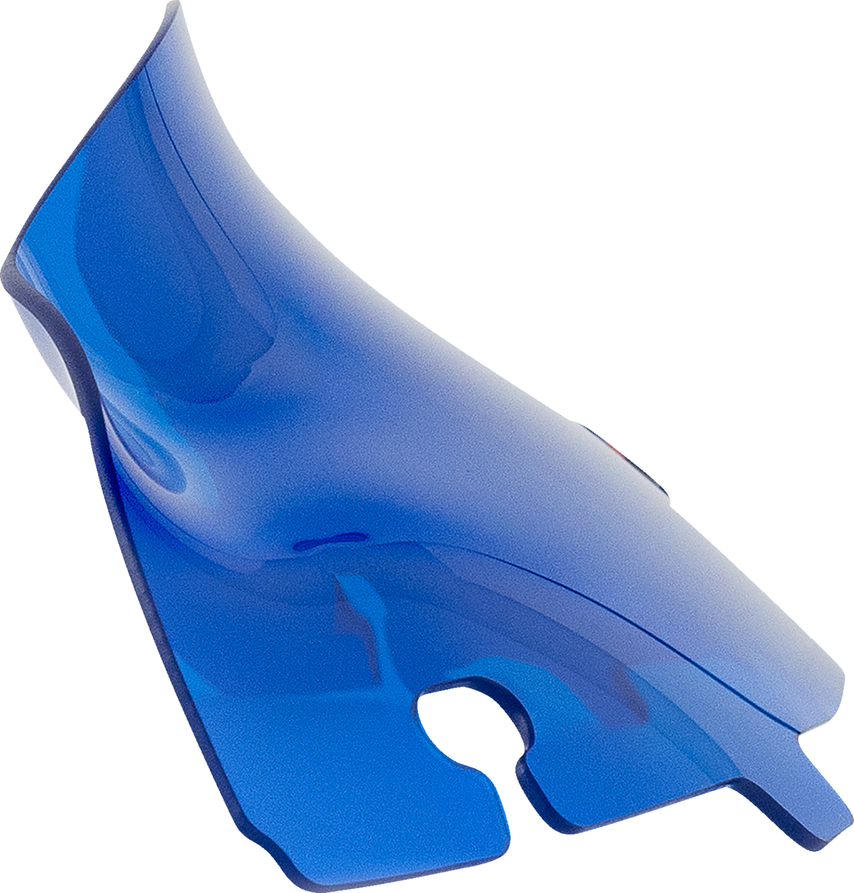 Kolor Flare® Windshield - 4" - Blue - '14-'25 FLH/FLHT/FLHX [2310-0799]