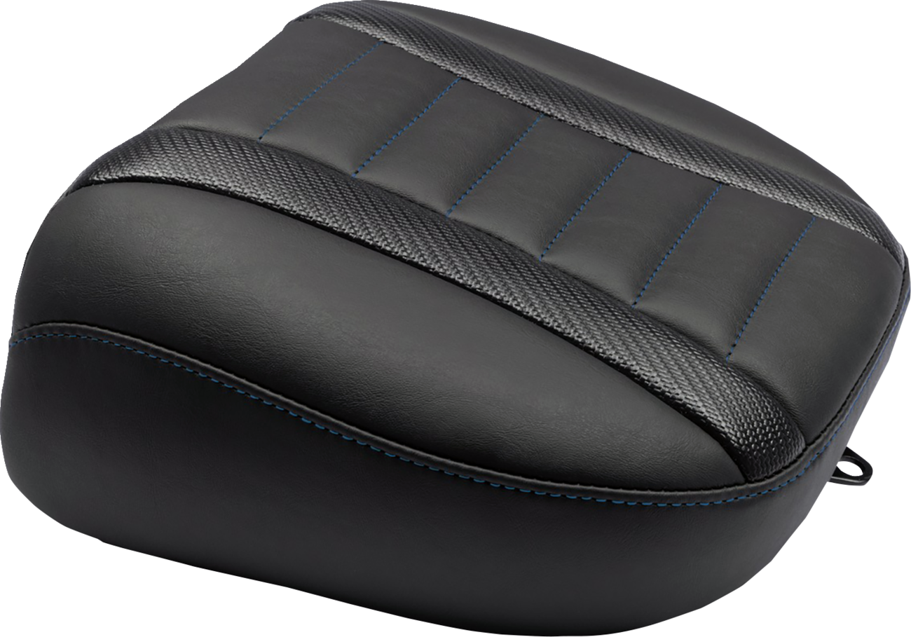 Deluxe Touring Passenger Seat - Sky Blue Stitch - FLT/FLH '23-'25 [0801-2165]