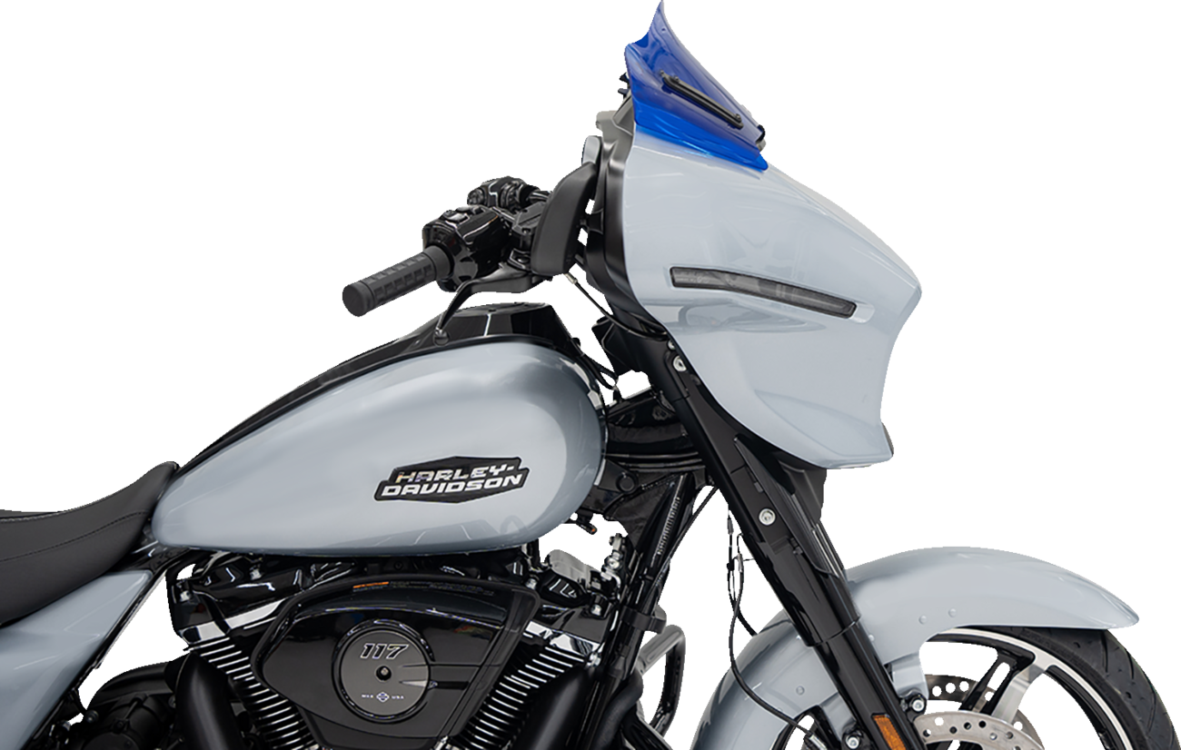 Kolor Flare® Windshield - 8" - Blue - '23-'25 FLHX [2310-0882] - Image 3