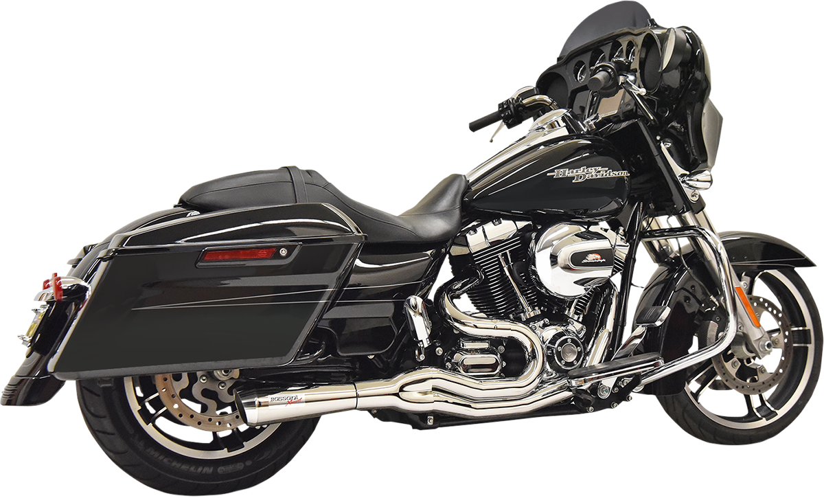 Road Rage II 2-Into-1 Mid-Length Exhaust System - Chrome [1800-2504]