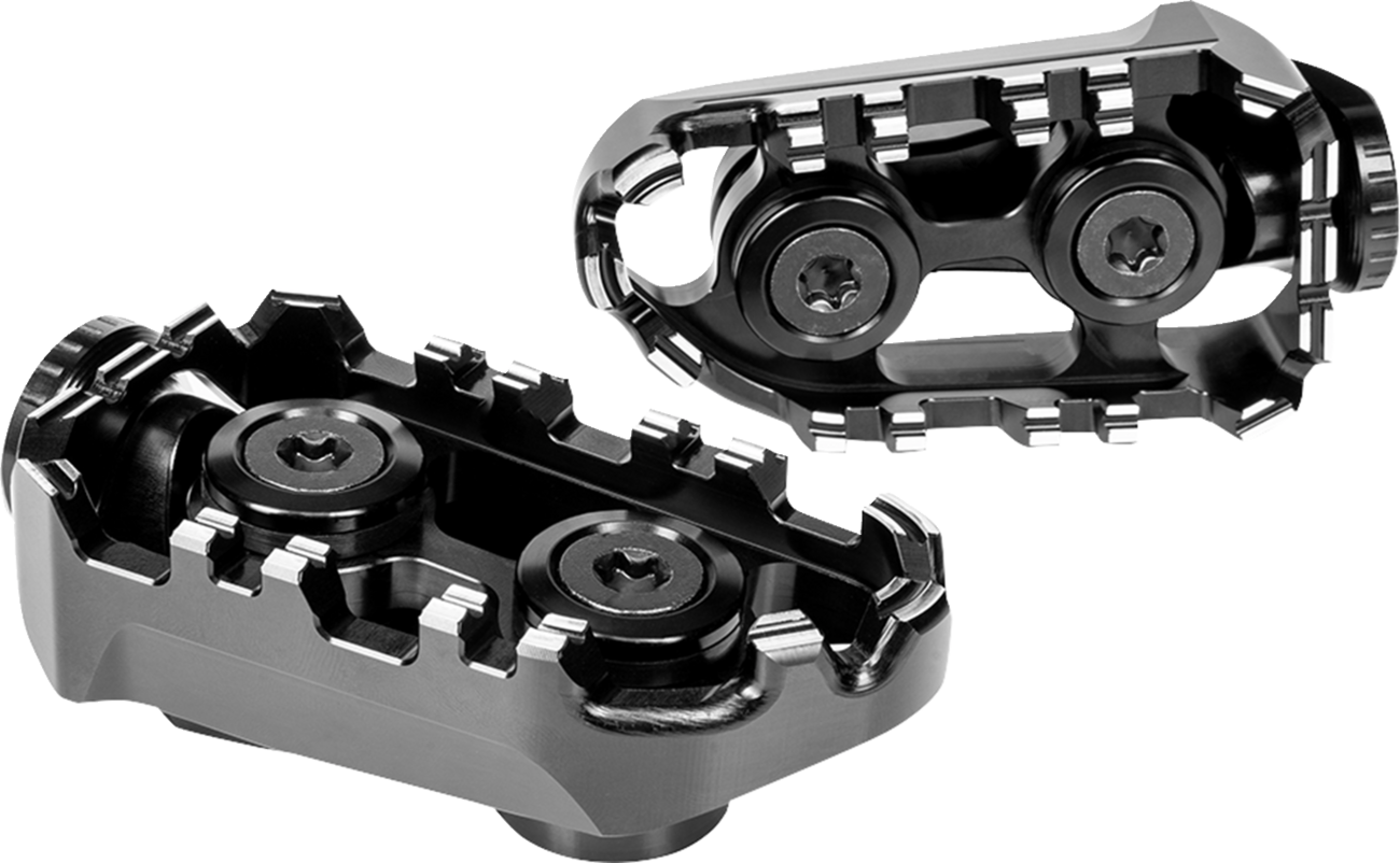 Tech-X Enduro Foot Pegs - Driver - Black [1620-2576]