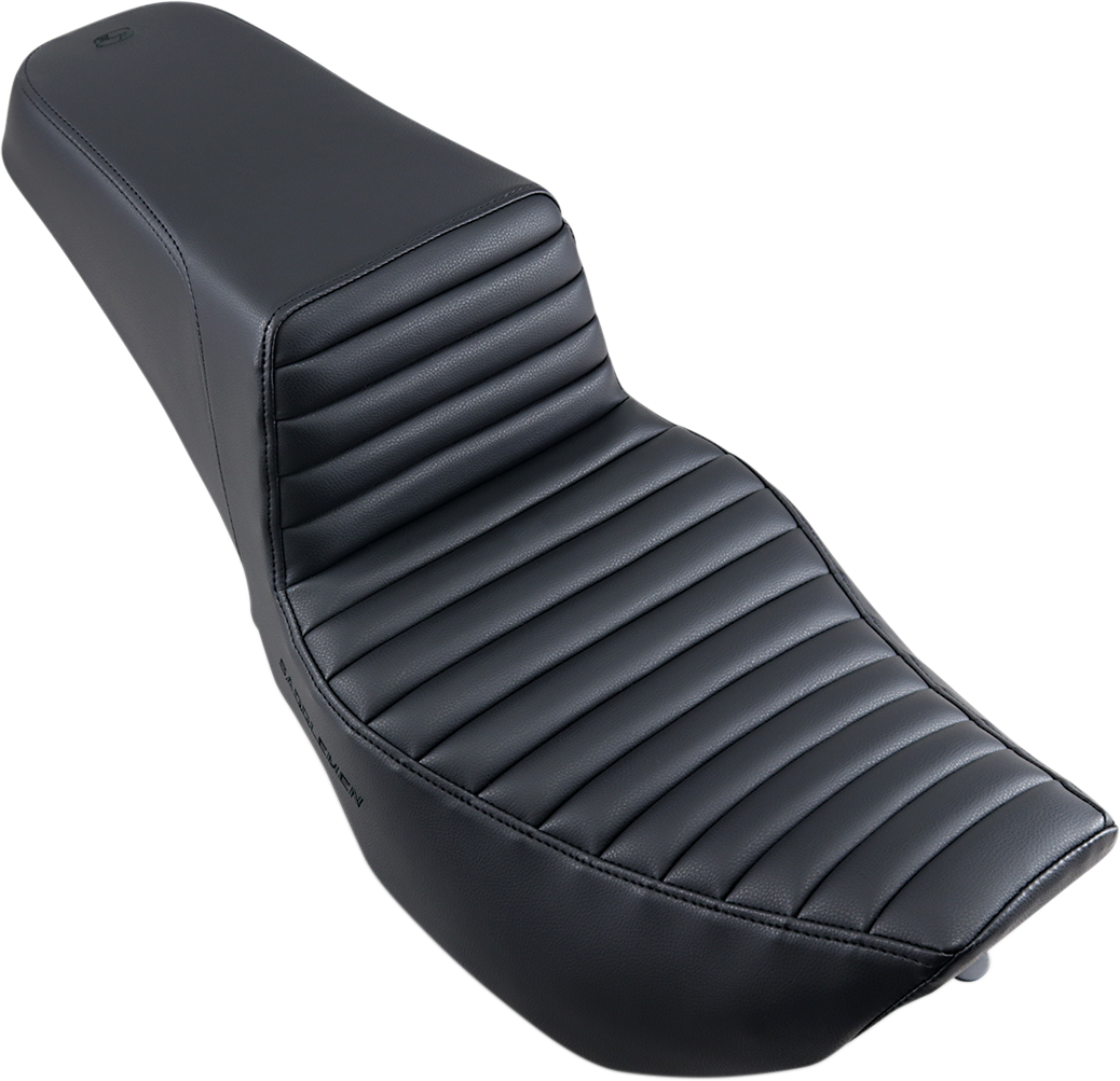 Step-Up Seat — Front Tuck-n-Roll - Step-Up Seat - Front Tuck-n-Roll - Black - FLHR/FLHX [0801-1095]