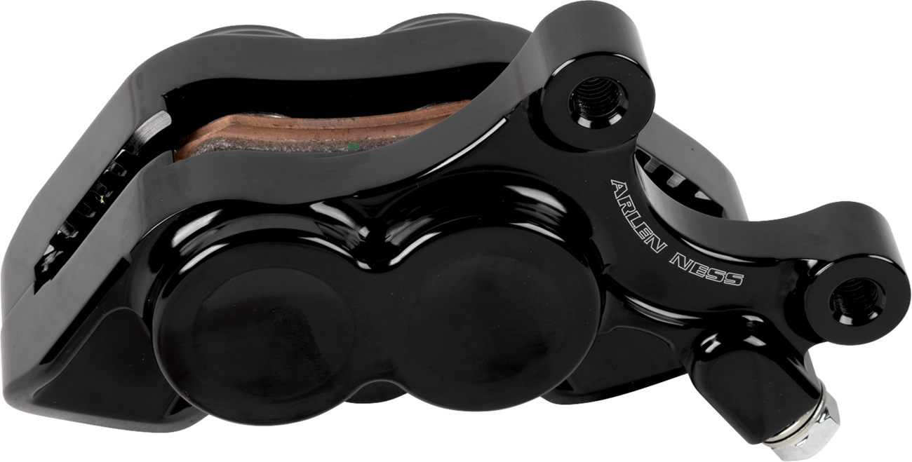 Ness Tech Four-Piston Caliper - 4-Piston Caliper - Left - 11.8" - Black [1701-0613]