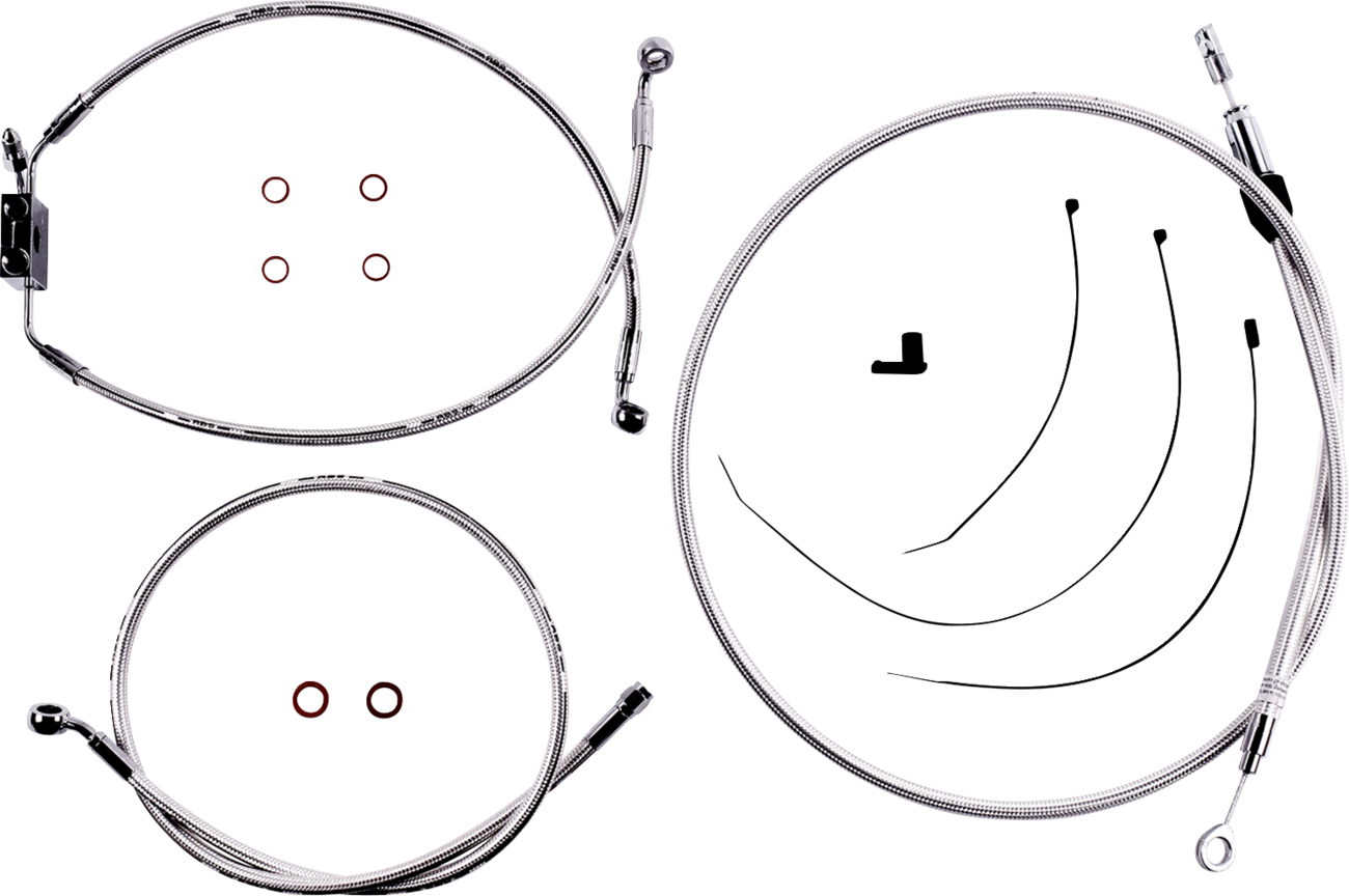 Sterling Chromite II® Designer Handlebar Installation Kit - 6" - FXLR/FXFB/S [0610-2437]