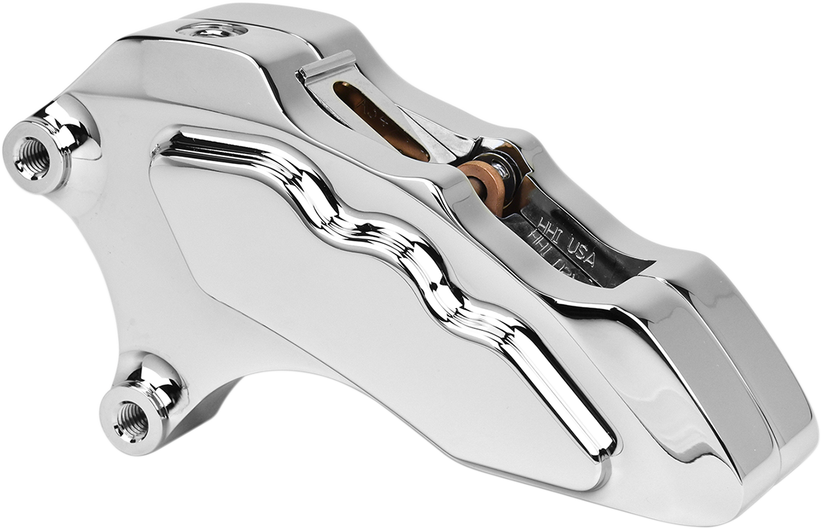6-Piston Front Direct Bolt-On Brake Calipers for 13" Rotor - 6-Piston Caliper - Front - Chrome - 13" [1701-0120]