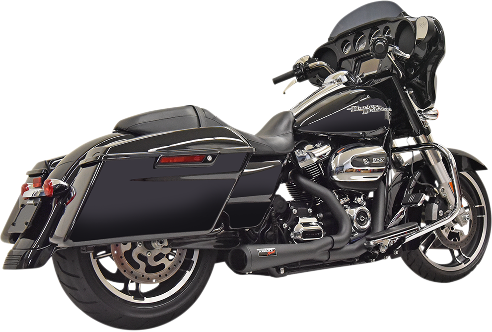 Road Rage 2:1 Short Exhaust System - Short 2:1 Exhaust for FL - Black [1800-2446]