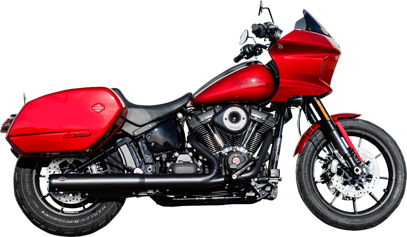 Grand National Slip-On Muffler - 50 State - 4" Black - M8 Softail [1801-1845] - Image 5
