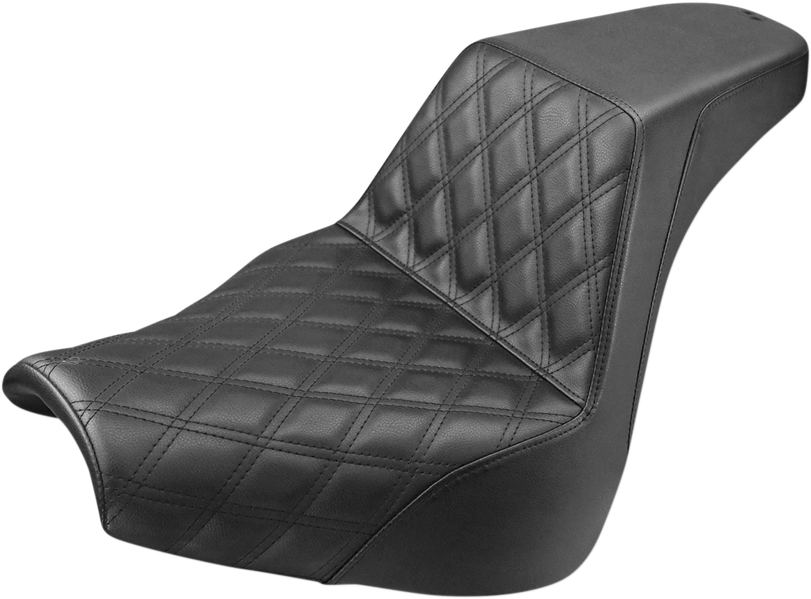 Step-Up Seat — Front Lattice Stitch - Step-Up Seat - Front Lattice Stitch - Black - FXBR/S '18-'20 [0802-1169]
