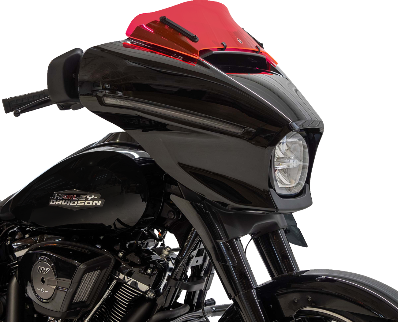 Ice Flare® Windshield - 6-1/2" - Pink Ice - FLHX [2310-0946] - Image 2