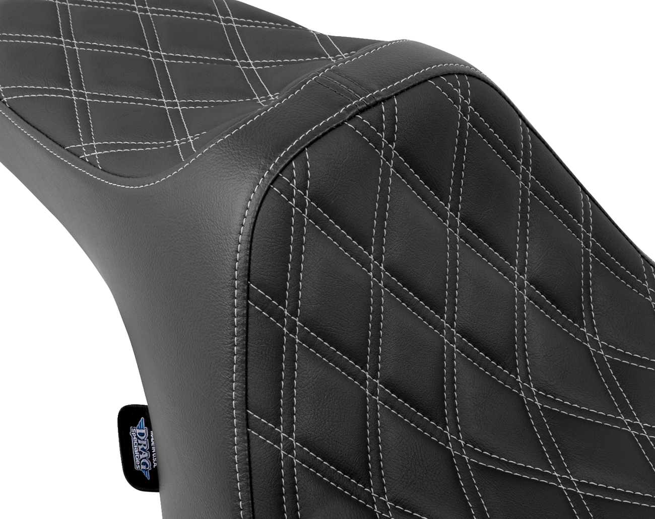 Predator III Seat - Double Diamond - Silver Stitched - FLT/FLH '23-'24 [0801-1919] - Image 4