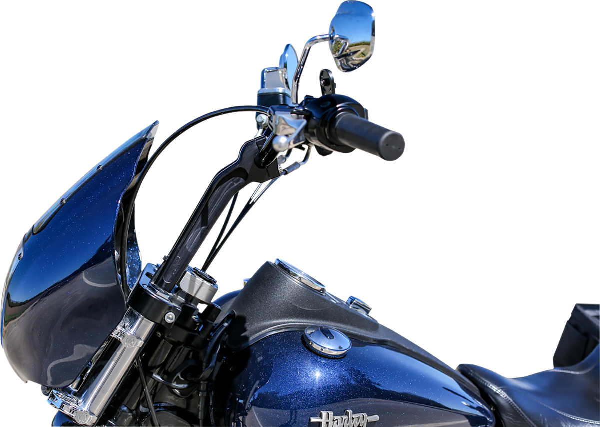 Handlebar Risers - Pull Back - 9-1/2" - Black [0602-1050] - Image 6