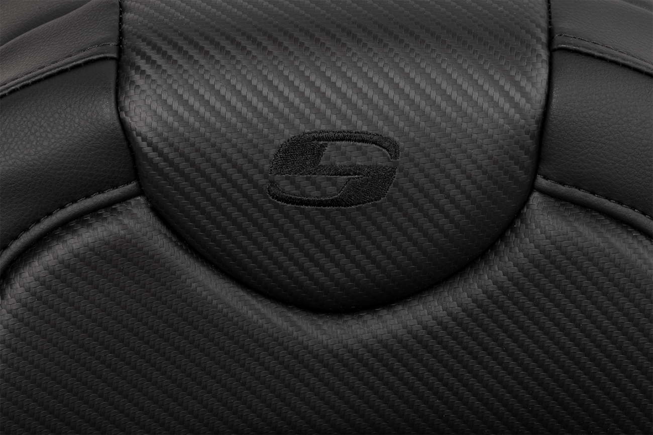 Roadsofa™ Carbon Fiber Seat - Roadsofa™ Extended Reach Seat - Carbon Fiber - Black Stitch - without Backrest - FL '08-'24 [0801-1624] - Image 3