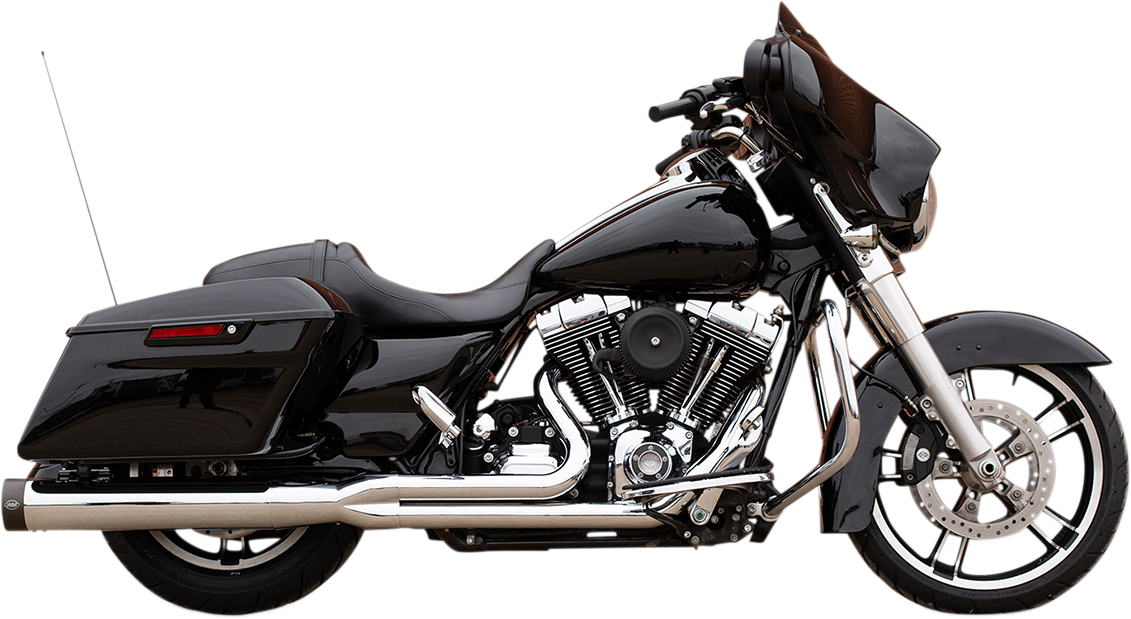 2 into 1 Sidewinder® Complete Exhaust System - 2-into-1 Sidewinder® Exhaust System - '95-'16 FL - Chrome [1800-2389]
