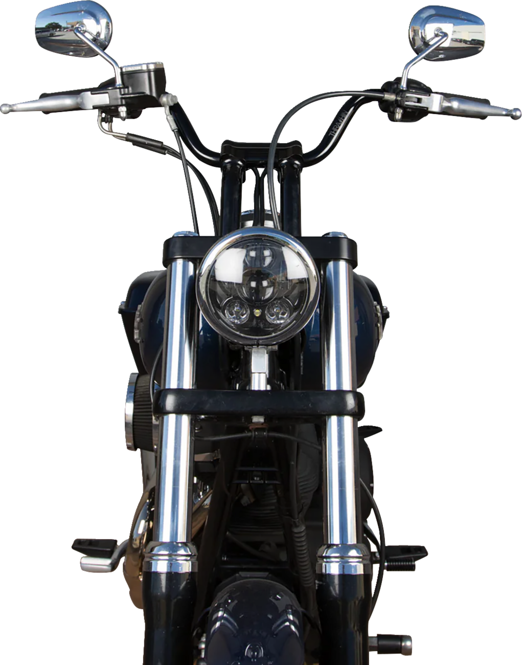 1" Handlebar - High Bend - Chrome [0601-6655] - Image 4