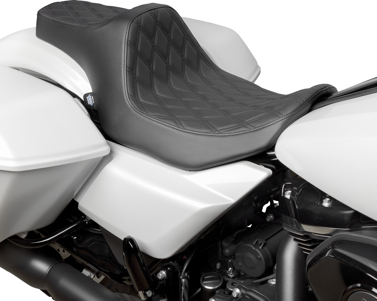 Predator III Seat - Double Diamond - Black - FLT/FLH '23-'24 [0801-1918] - Image 4