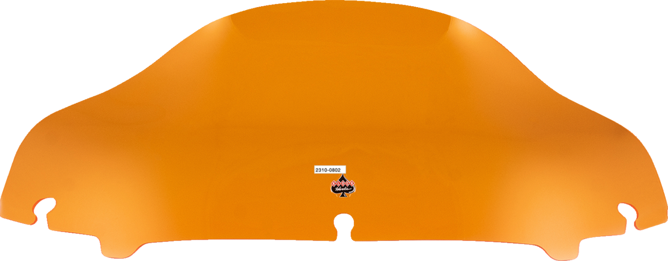 Kolor Flare® Windshield - 6-1/2" - Orange - '14-'25 FLH/FLHT/FLHX [2310-0802] - Image 2